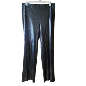 VINTAGE KAREN KANE LIFESTYLE BLACK TEXTURED PULL ON PANTS EUC SIZE 14